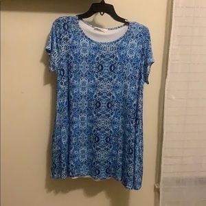 Peach Love paisley dress